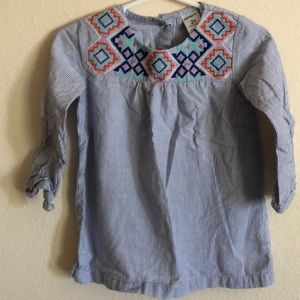 2T Carter’s 3/4 sleeve shirt